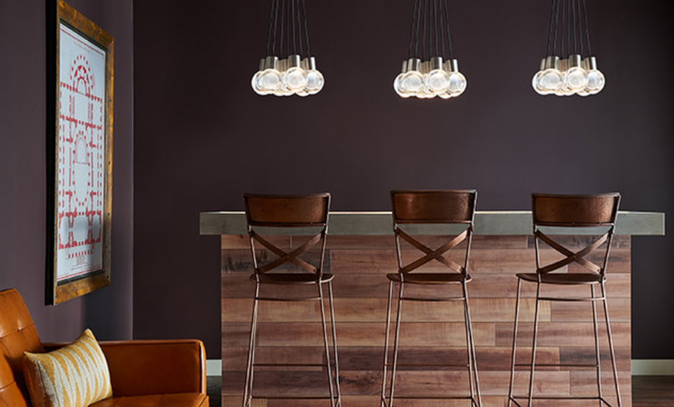 Visual Comfort Mina 3 Light 700Tdminap3 Led Pendant Satin Nickel