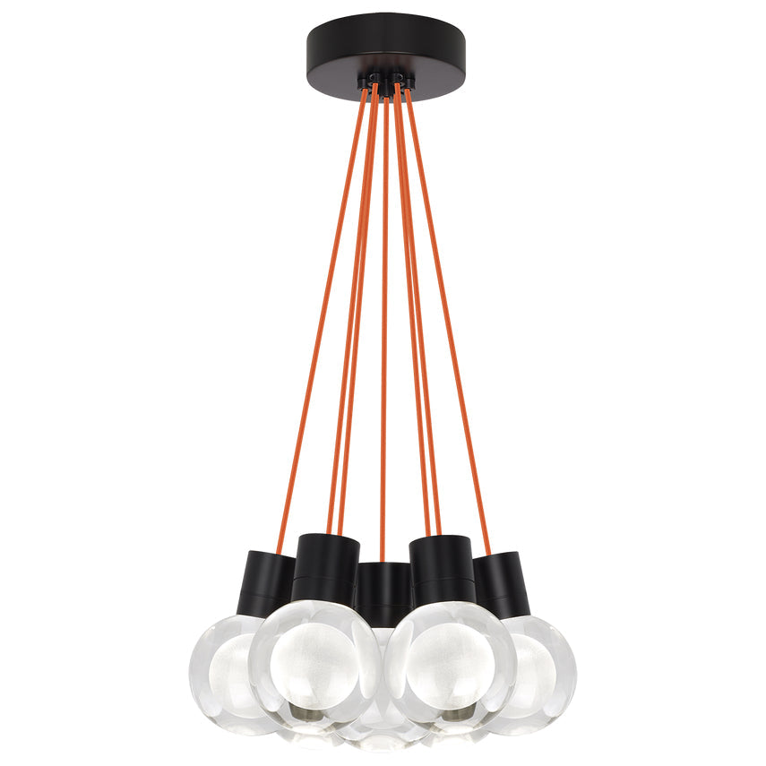 Visual Comfort Mina 7-Light Crystal Orb Cluster Chandelier – view 6