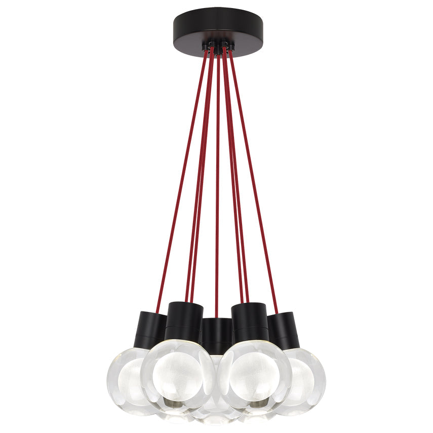 Visual Comfort Mina 7-Light Crystal Orb Cluster Chandelier – view 7