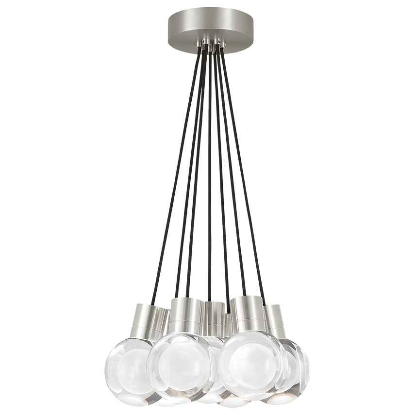 Visual Comfort Mina 7-Light Crystal Orb Cluster Chandelier – view 12