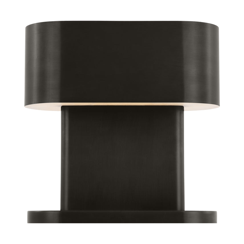 Kelly Wearstler 12In Alabaster LED Table Lamp Dimmer by Visual & Comfort & Co
