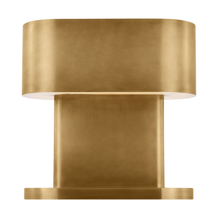 Kelly Wearstler 12In Alabaster LED Table Lamp Dimmer by Visual & Comfort & Co