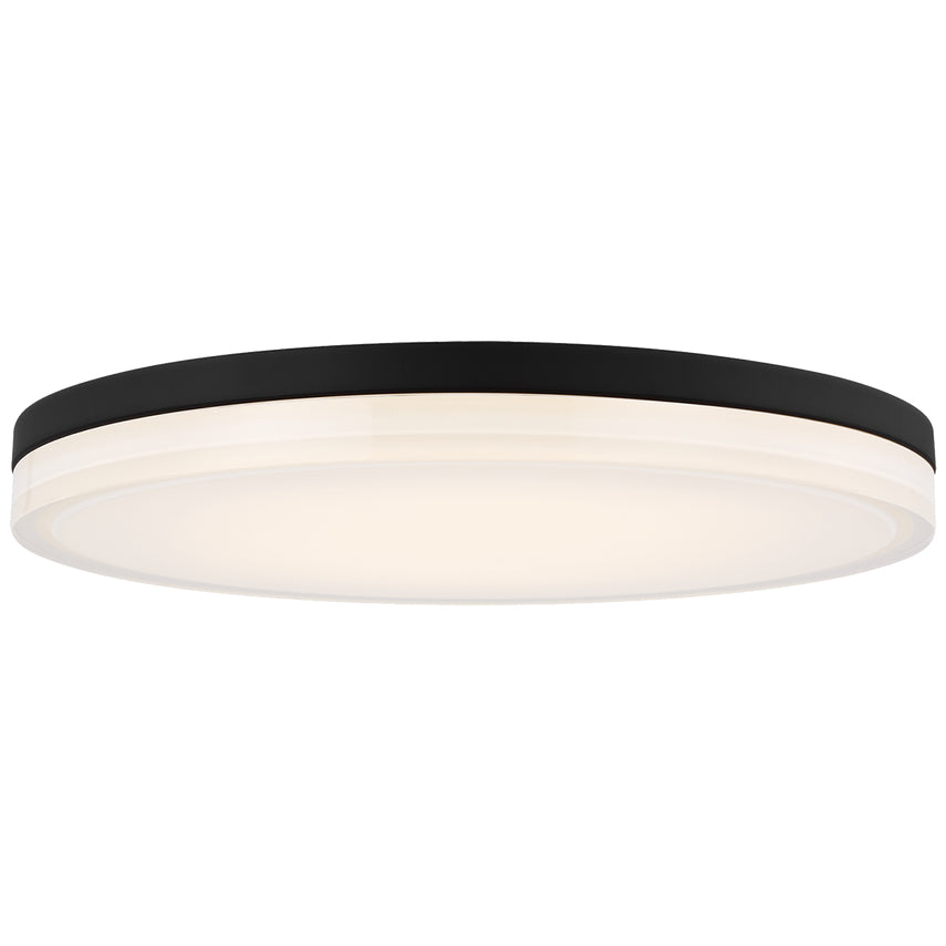 Visual Comfort Wyatt Large Flush Mount 700Fmwyt16 Nightshade Black