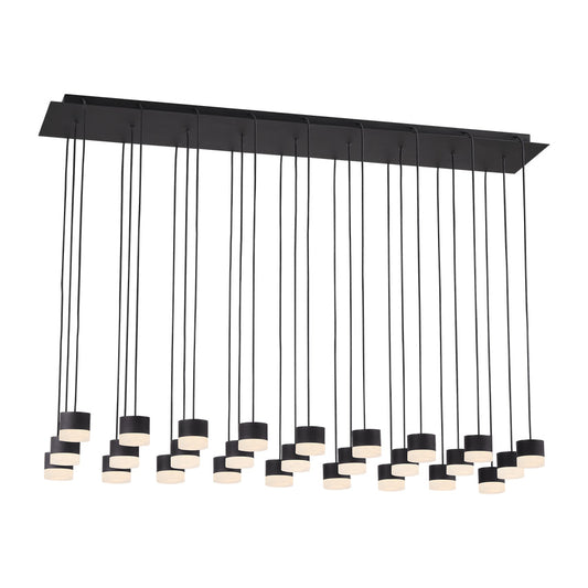 Gable 27 Light Alabaster Linear Chandelier by Visual & Comfort & Co