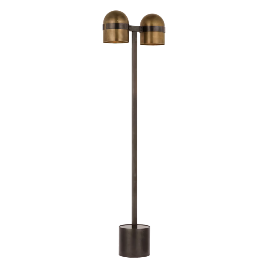 Brass LED Floor Lamp Touch Dimmer Octavia by Visual & Comfort & Co
