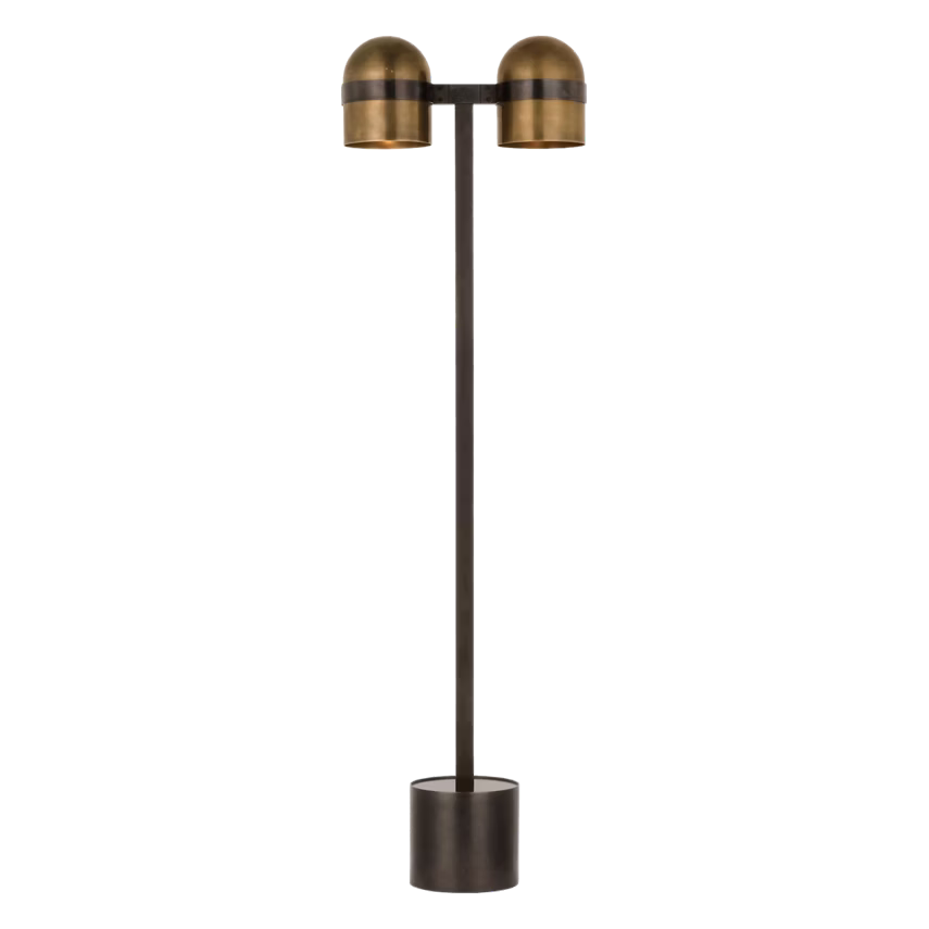 Brass LED Floor Lamp Touch Dimmer Octavia by Visual & Comfort & Co
