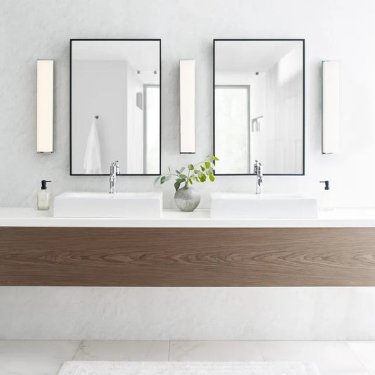 Visual Comfort Sage 25 by Sean Lavin in a bathroom