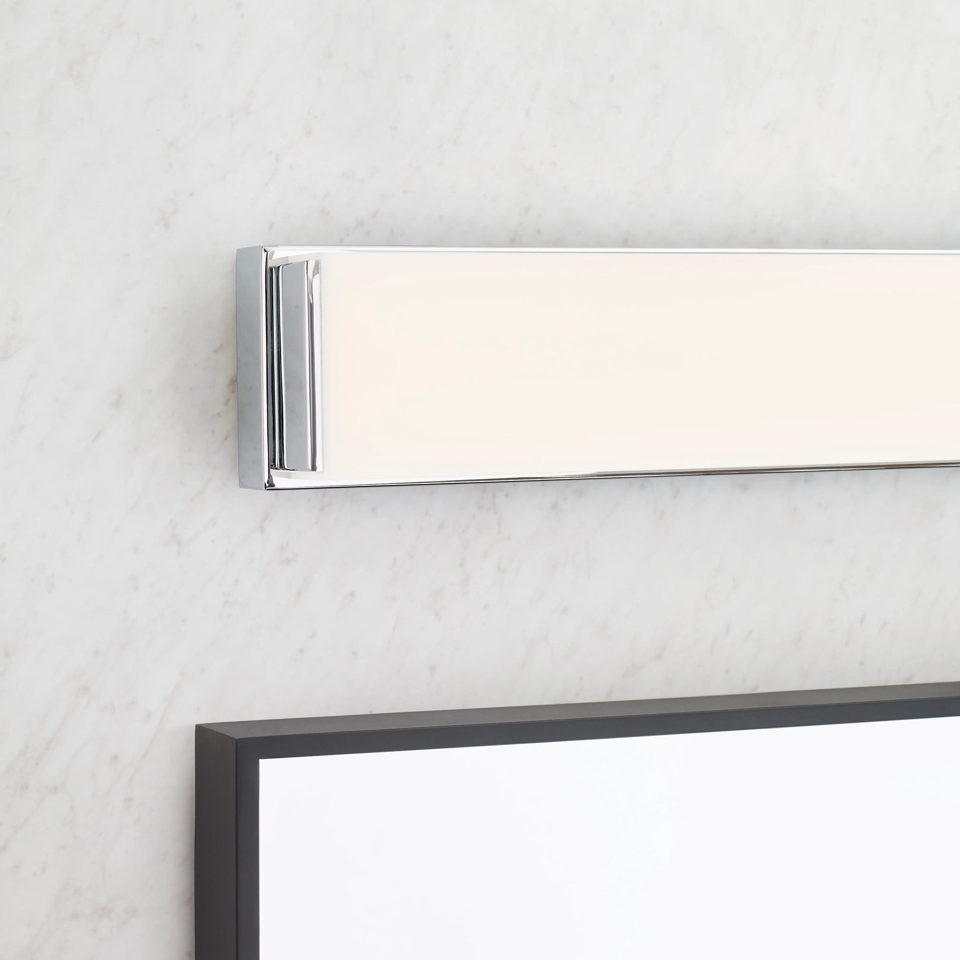 Visual Comfort Sage 25 Inch Chrome Led Vanity Wall Light Satin Nickel