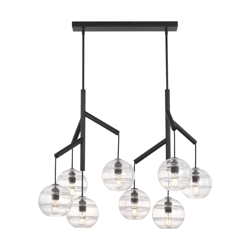 Sedona Double Tier Glass Chandelier by Visual & Comfort & Co