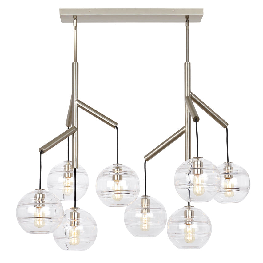 Sedona Double Tier Glass Chandelier by Visual & Comfort & Co