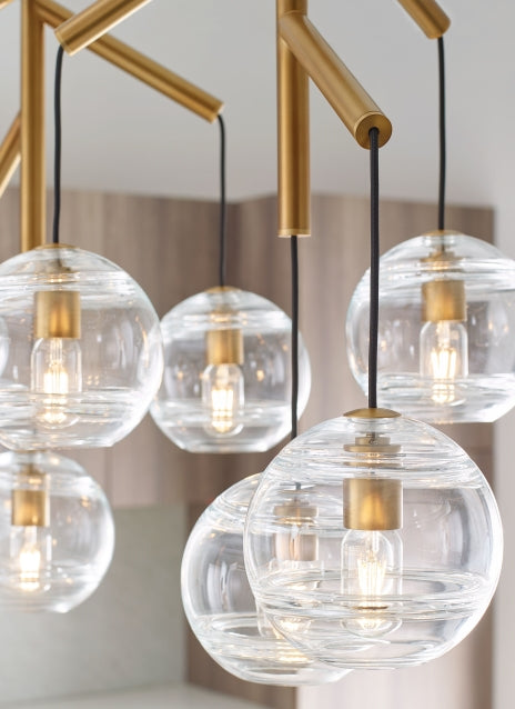 Sedona Double Tier Glass Chandelier by Visual & Comfort & Co