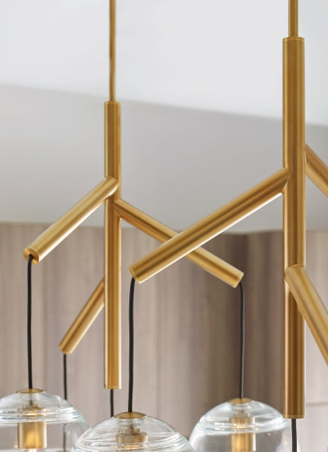 Sedona Double Tier Glass Chandelier by Visual & Comfort & Co