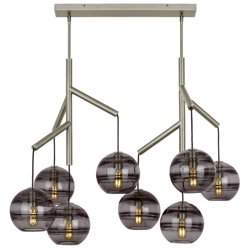 Sedona Double Tier Glass Chandelier by Visual & Comfort & Co