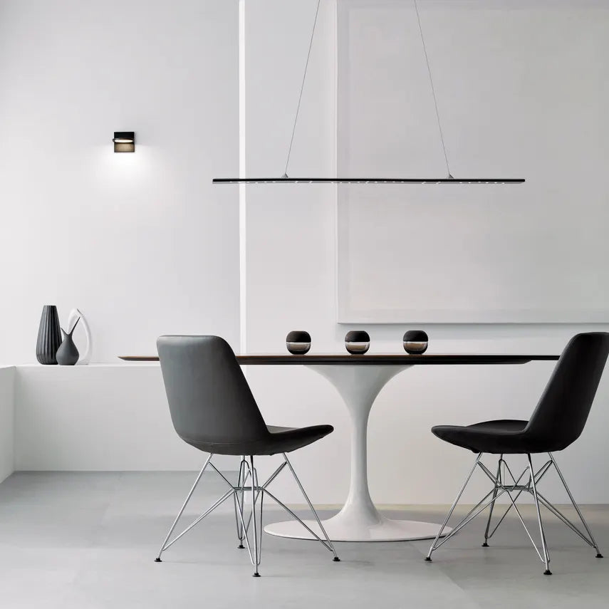 Compact LED Wall Sconce Matte Black 700Wsspct by Visual & Comfort & Co