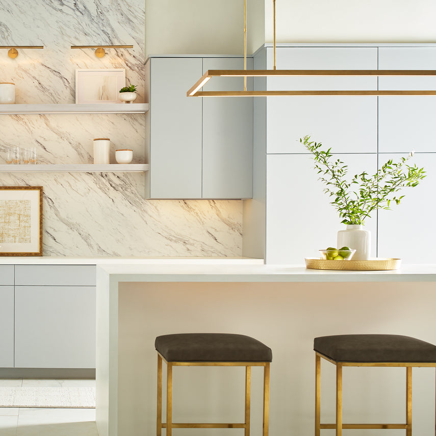 84-inch LED Linear Chandelier by Visual & Comfort & Co