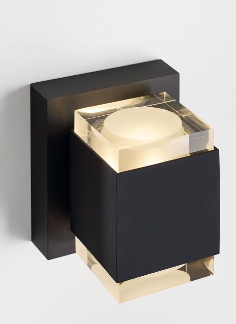 Voto 8-inch Bronze LED Outdoor Wall Light For Homes Businesses by Visual & Comfort & Co