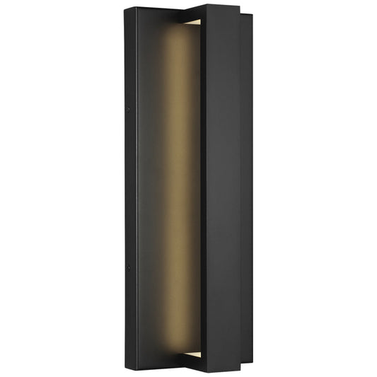 Black LED Outdoor Wall Light Windfall 16 IP65 Ada by Visual & Comfort & Co