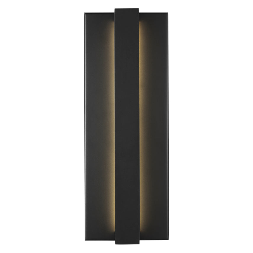 Black LED Outdoor Wall Light Windfall 16 IP65 Ada by Visual & Comfort & Co