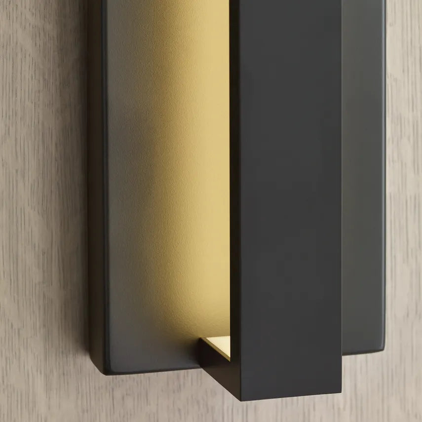 Black LED Outdoor Wall Light Windfall 16 IP65 Ada by Visual & Comfort & Co