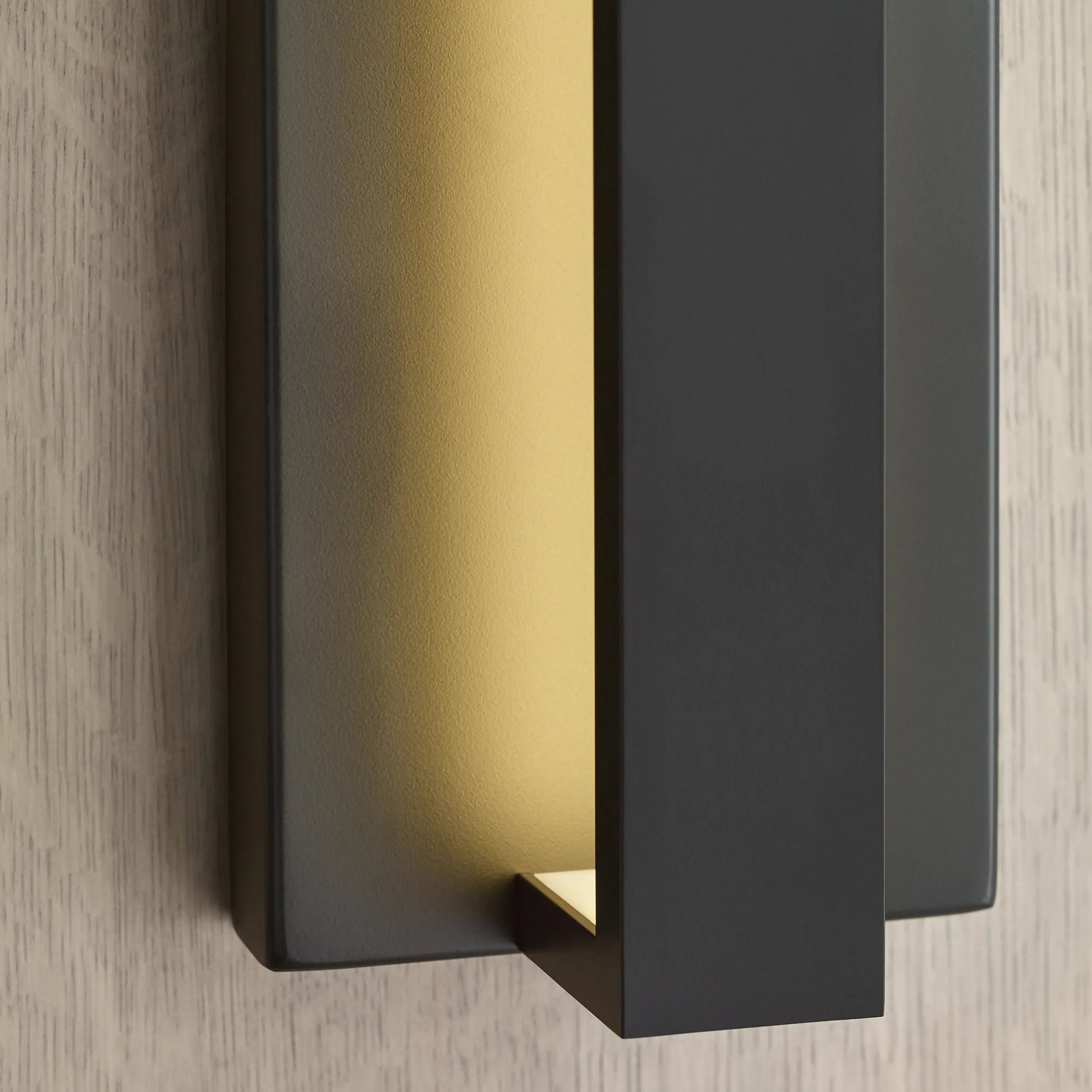 24-inch Black LED Outdoor Wall Light Ada Wet Rated by Visual & Comfort & Co