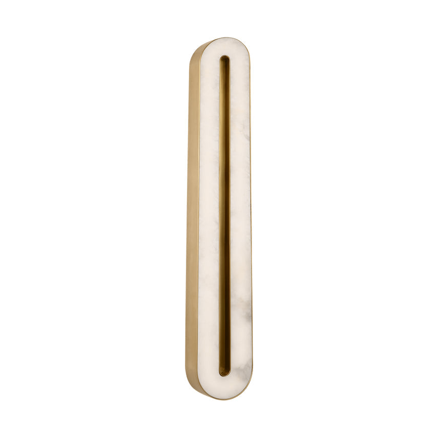 Wyllis 30In Natural Alabaster LED Wall Sconce by Visual & Comfort & Co