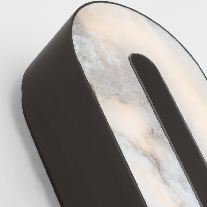 Visual Comfort Wyllis 30In Natural Alabaster Led Wall Sconce 