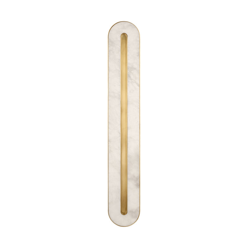 Wyllis 30In Natural Alabaster LED Wall Sconce by Visual & Comfort & Co