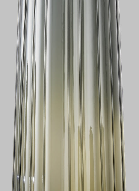 Zenith Satin Nickel Glass Pendant Light by Visual & Comfort & Co