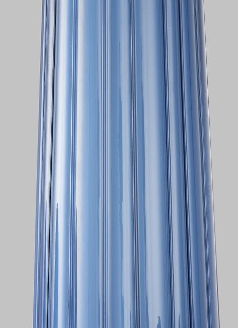Zenith Satin Nickel Glass Pendant Light by Visual & Comfort & Co