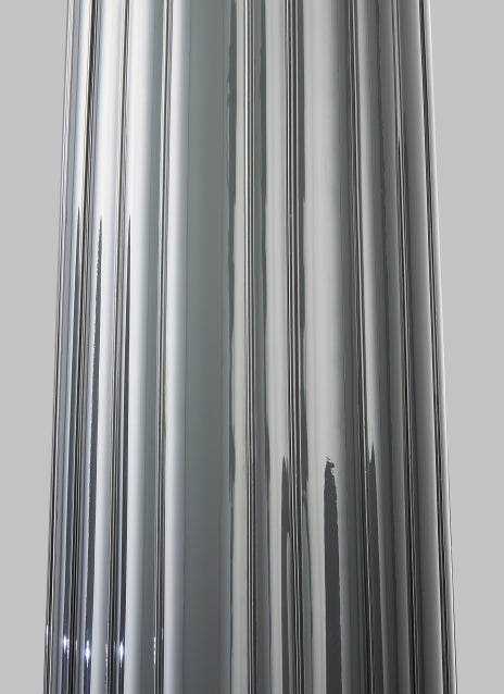 Zenith Satin Nickel Glass Pendant Light by Visual & Comfort & Co