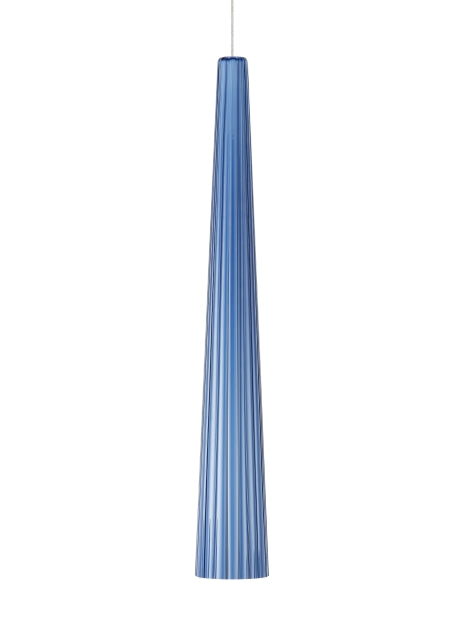 Zenith Satin Nickel Glass Pendant Light by Visual & Comfort & Co