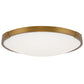 Visual Comfort 13 Inch Dimmable Led Flush Mount Light Aged Brass