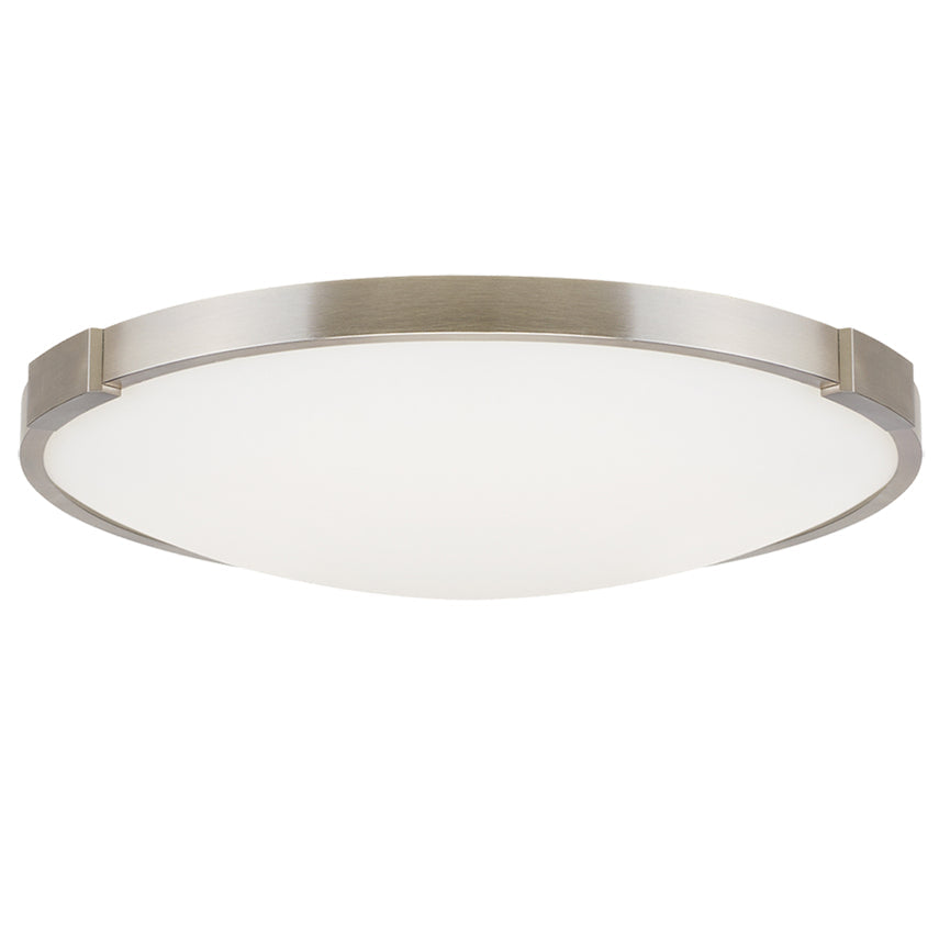 Visual Comfort 13 Inch Dimmable Led Flush Mount Light Chrome