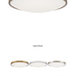 Visual Comfort 13 Inch Dimmable Led Flush Mount Light Chrome