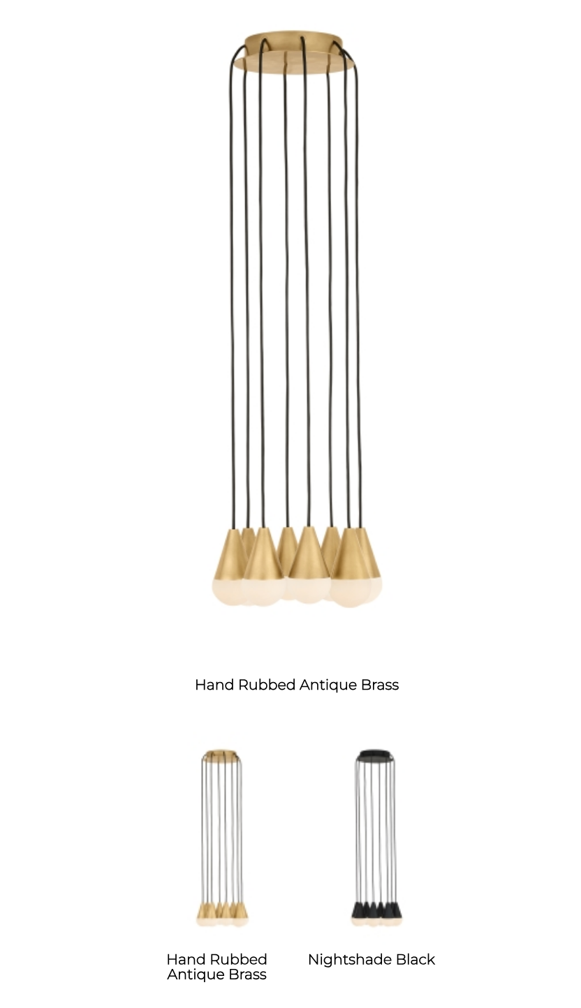 Alabaster Chandelier Cupola 8 Light by Visual & Comfort & Co