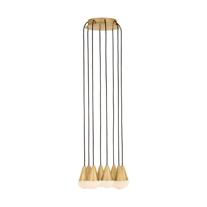 Alabaster Chandelier Cupola 8 Light by Visual & Comfort & Co