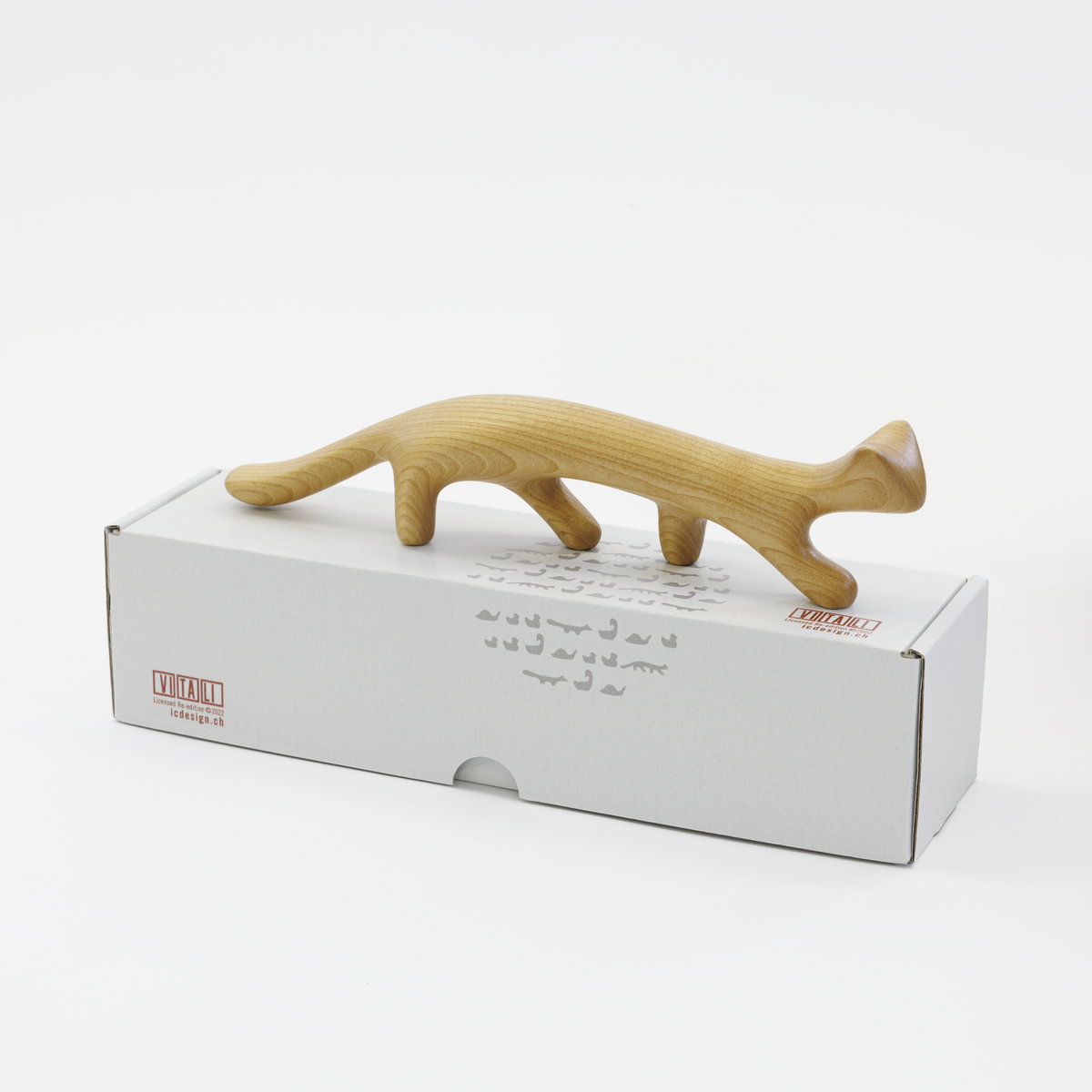 Antonio Vitali Cherry Wood Cat by IC Design (photo 3 of 5)