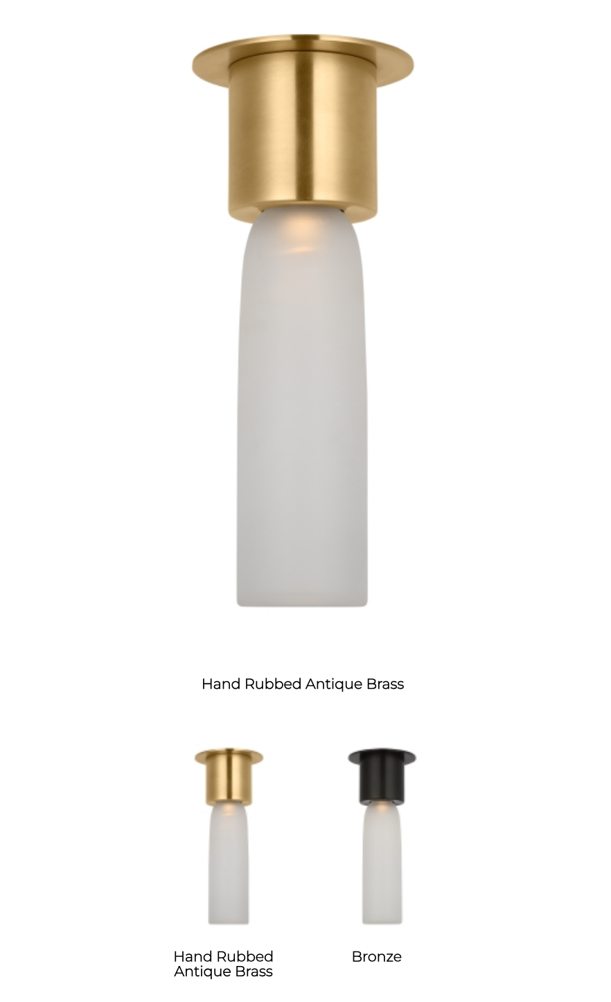 Volver Small LED Flush Mount Ceiling Light by Visual & Comfort & Co