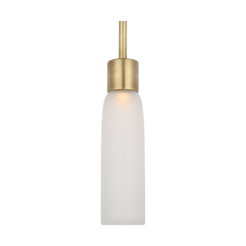 Visual Comfort Kelly Wearstler Volver Small Led Pendant Light Hand Rubbed Antique Brass