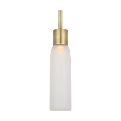 Visual Comfort Kelly Wearstler Volver Small Led Pendant Light Hand Rubbed Antique Brass