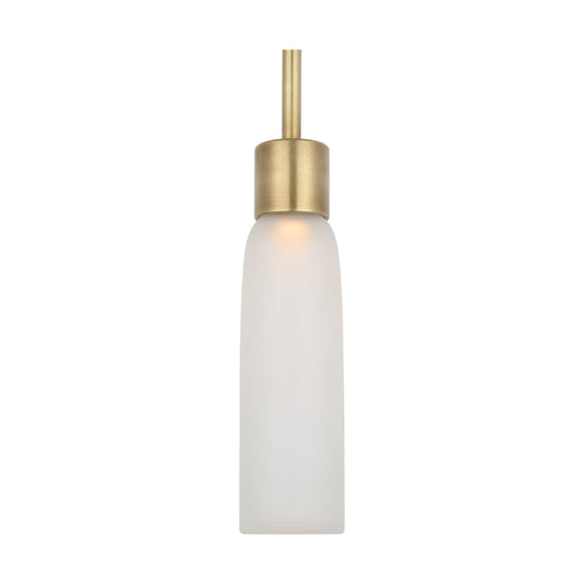 Visual Comfort Kelly Wearstler Volver Small Led Pendant Light Hand Rubbed Antique Brass