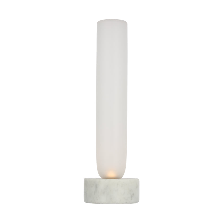 Volver Small Marble Table Lamp Dimmable LED by Visual & Comfort & Co