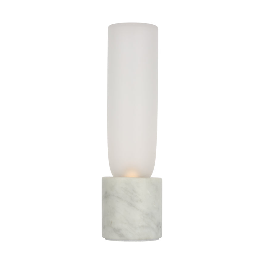 Visual Comfort Volver Table Lamp Marble Led White Marble