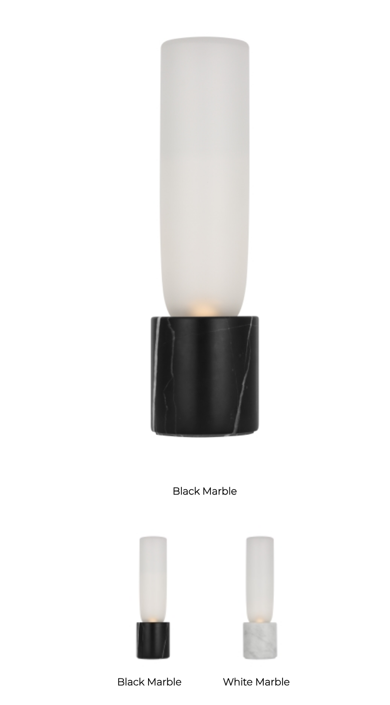 Volver Table Lamp Marble LED by Visual & Comfort & Co