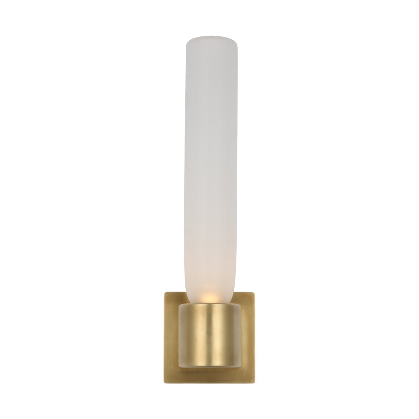 Volver Medium LED Wall Sconce Brass Glass by Visual & Comfort & Co