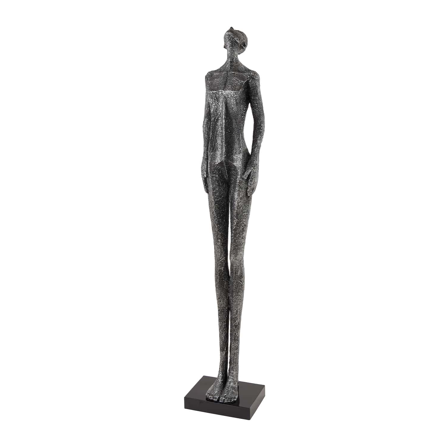 Silent Poise Sculpture Black by Finesse Decor WS-P25-MB
