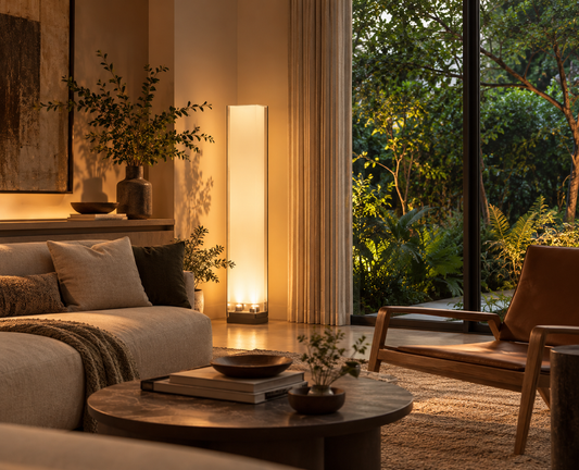 Pablo Designs Cortina LED Floor Lamp – Glowing Column, 48", 60" or 72"