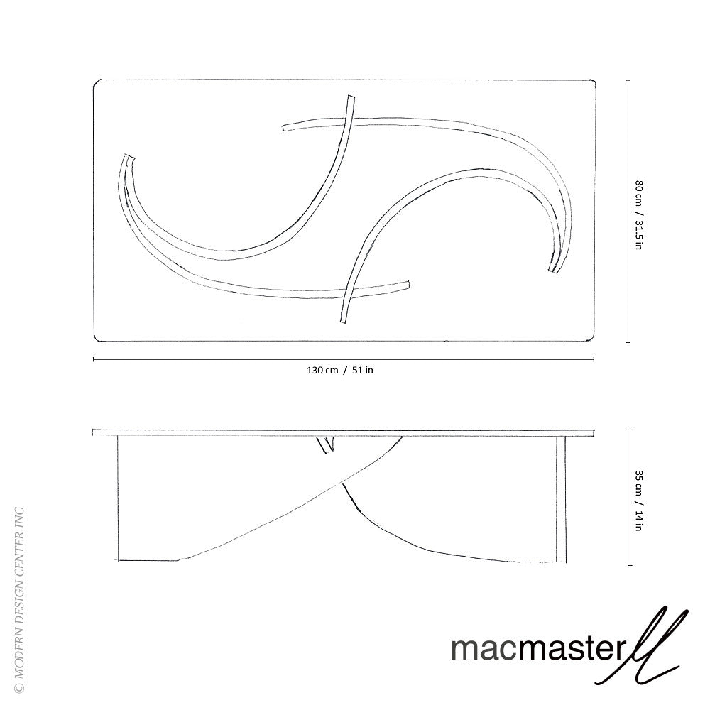 Wave Coffee Table Macmaster Design