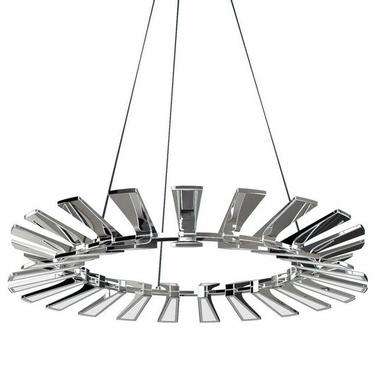 BlackJack Lighting Wedge Chandelier