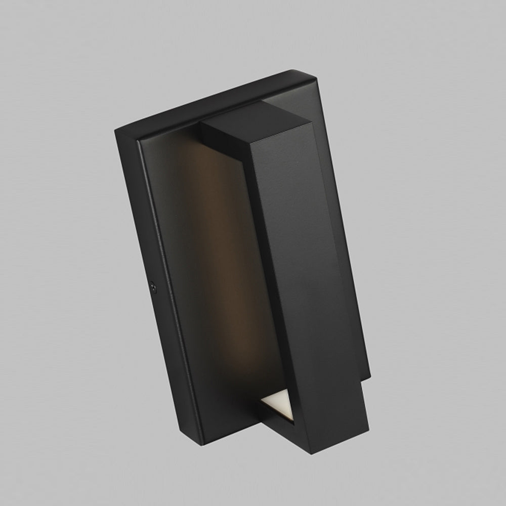 Windfall 8 Black Outdoor LED Wall Sconce 3000K Ada by Visual & Comfort & Co